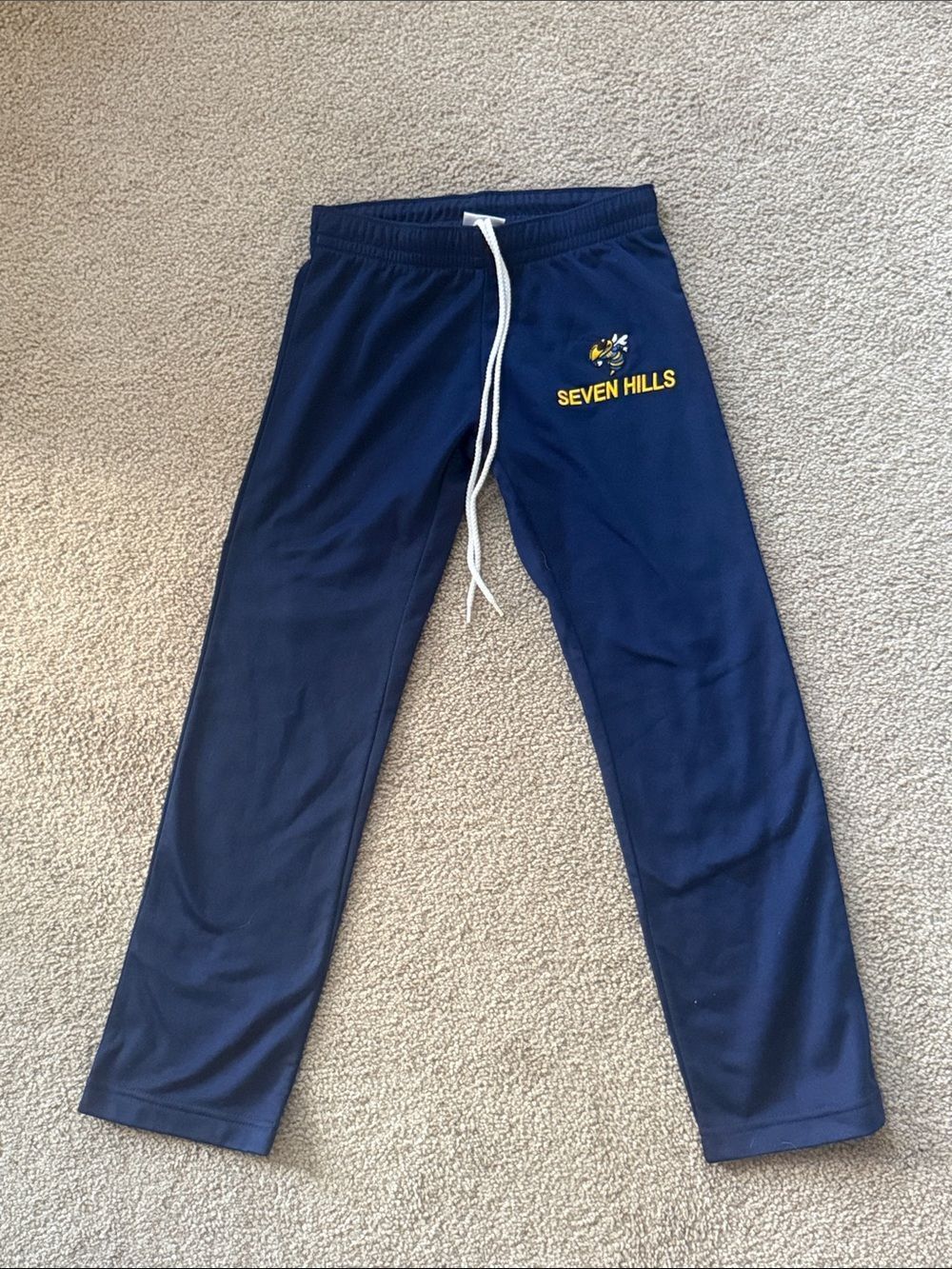Augusta Sportswear Navy Sweatpants with Yellow Logo